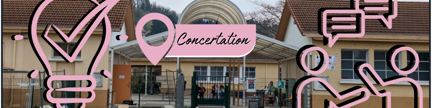 Entrée de l'école Louise MICHEL